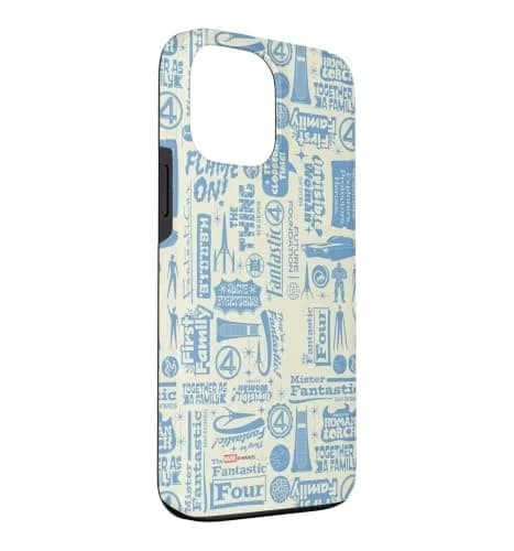 Marvel The Fantastic Four Words & Icons Phone Case for iPhone 13 Pro Max | Superhero Design & Shock Protection thumbnail 3
