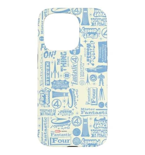 Marvel The Fantastic Four Words & Icons Phone Case for iPhone 13 Pro Max | Superhero Design & Shock Protection thumbnail 1