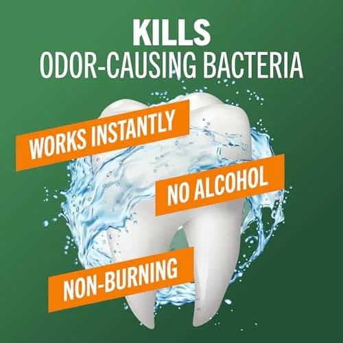 TheraBreath Fresh Breath Mouthwash, Rainforest Mint, 33.8 oz | Clinically Proven 24-Hour Freshness thumbnail 3