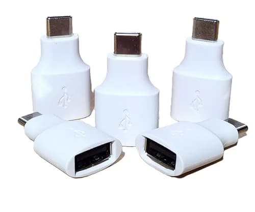 LEOM USB-C to USB-A Adapter for Google Pixel, 2-Pack White | Connect USB-A Devices to Pixel Phones thumbnail 2