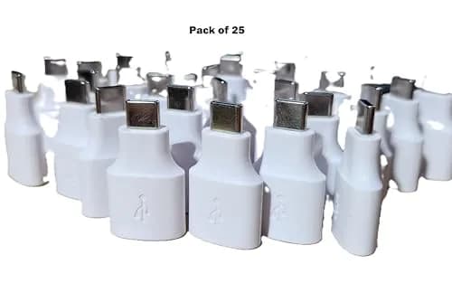 LEOM USB-C to USB-A Adapter for Google Pixel 2-Pack (White) | Connects USB-A Devices to USB-C Ports thumbnail 2