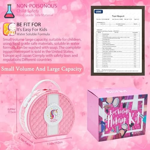 Mrabbitoo Princess Play Makeup Kit for Girls 66-Piece Set | Washable & Safe Toy with Mirror & Dressing Table thumbnail 4