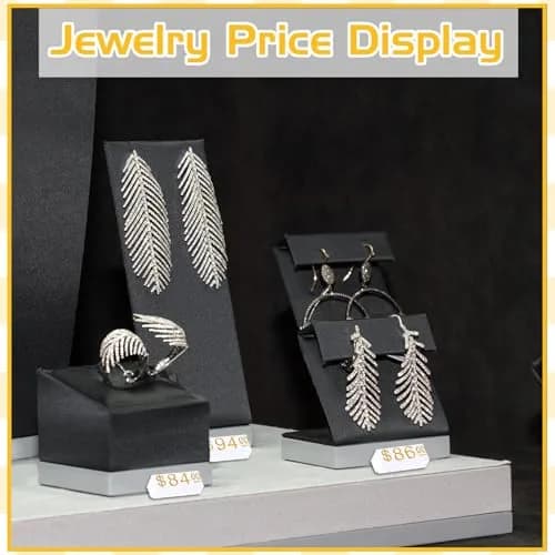 Qunclay Gold Label Price Display Cubes 50 Sets | Adjustable Retail Price Tags for Small Business thumbnail 7