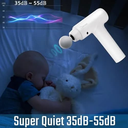 cotsoco Massage Gun Deep Tissue | 20 Speeds, 9 Heads, 12mm Stroke, Silent Motor, for Pain Relief (70-120 chars) thumbnail 3