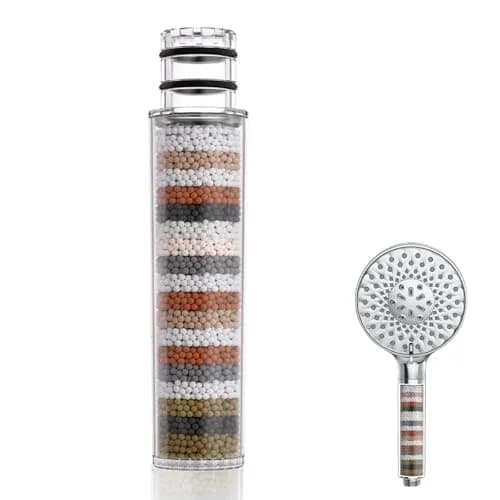 SR SUN RISE Shower Filter Replacement Cartridge for Handheld Shower Head, 1 Pack | Multi-Stage Filtration for Hard Water thumbnail 1