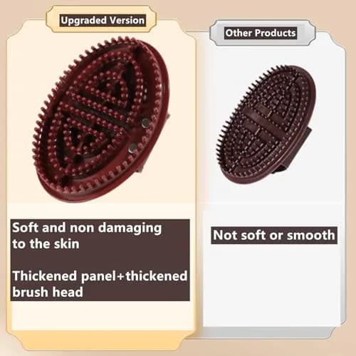 VrotQyn 4PCS Meridian Brush Set with Palm Grip & Hand Strap | Full Body & Scalp Massage thumbnail 6