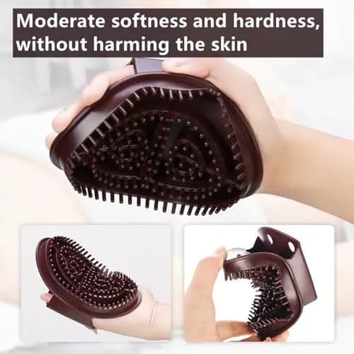 VrotQyn 4PCS Meridian Brush Set with Palm Grip & Hand Strap | Full Body & Scalp Massage thumbnail 3