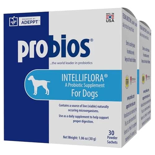 Probios Intelliflora Dog Probiotic Powder 30 Sachets | Shelf-Stable, 200 Million CFU/g, Supports Digestion & Immunity thumbnail 1