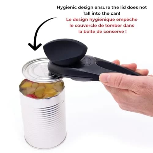 Starfrit MightiCan Can Opener, Safe Smooth-Cut, Comfort Grip, Blue | Hygienic, Ergonomic, Durable thumbnail 5
