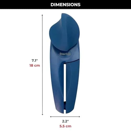 Starfrit MightiCan Can Opener, Safe Smooth-Cut, Comfort Grip, Blue | Hygienic, Ergonomic, Durable thumbnail 9