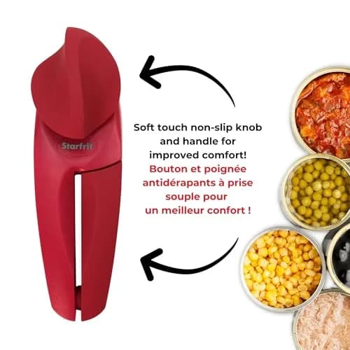 Starfrit MightiCan Can Opener 18cm Stainless Steel Blue | Safe Smooth-Cut, Comfort Grip, Hygienic Design thumbnail 4