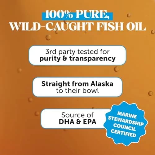 Pet Honesty Omega 3 Fish Oil for Dogs and Cats 16oz (473ml) | Supports Skin, Coat, Joints, and Immunity thumbnail 4