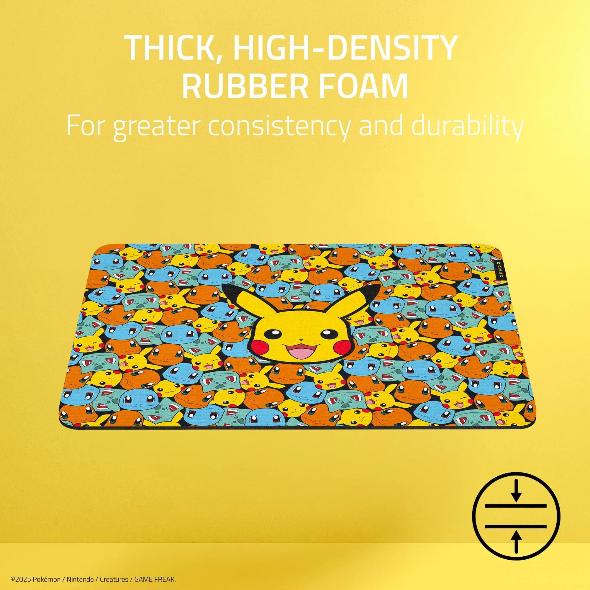 Razer Gigantus V2 Gaming Mouse Pad Medium Pokémon Edition | Textured Micro-Weave Cloth Surface - view 3