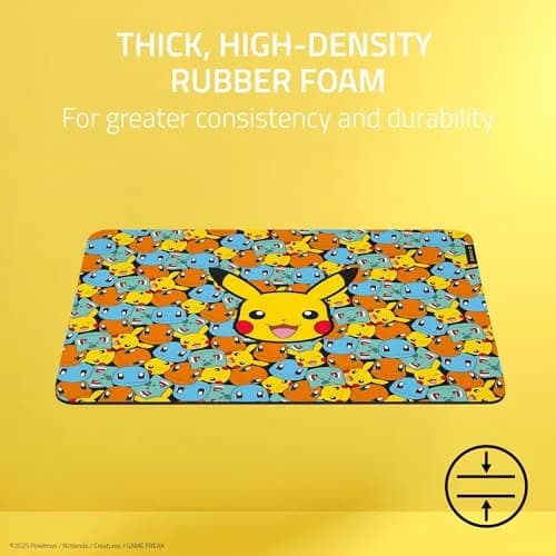 Razer Gigantus V2 Gaming Mouse Pad Medium Pokémon Edition | Textured Micro-Weave Cloth Surface thumbnail 3