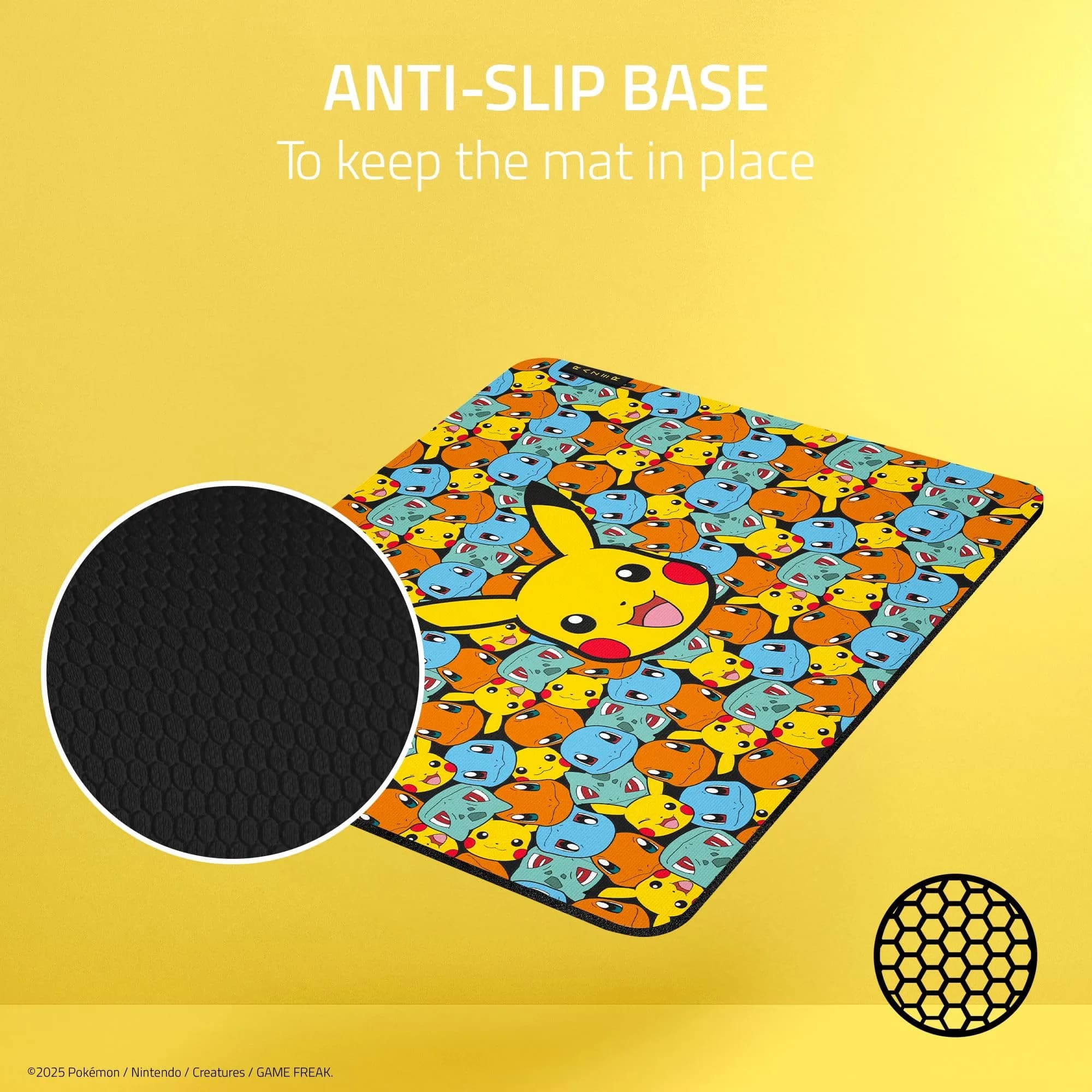 Razer Gigantus V2 Gaming Mouse Pad Medium Pokémon Edition | Textured Micro-Weave Cloth Surface - view 4