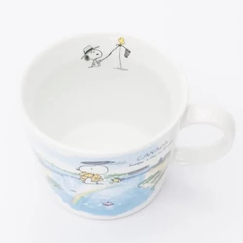 シミズ陶業(Shimizutougyou) Snoopy World Travel Switzerland Mug 340ml | Microwave & Dishwasher Safe thumbnail 2
