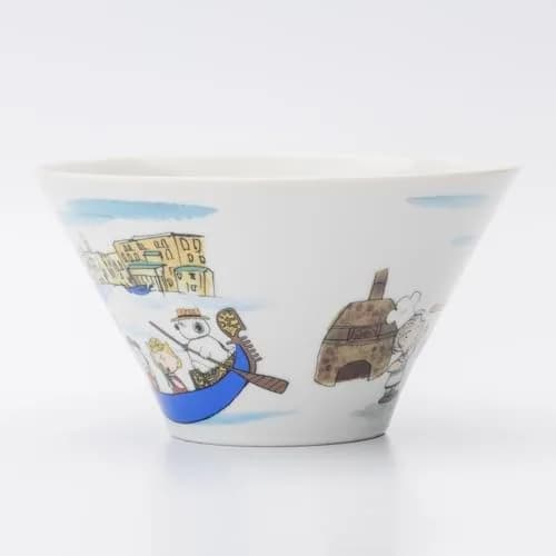 シミズ陶業(Shimizutougyou) Snoopy World Travel Italy Multi Bowl 16cm | Microwave & Dishwasher Safe thumbnail 5