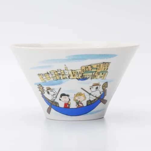 シミズ陶業(Shimizutougyou) Snoopy World Travel Italy Multi Bowl 16cm | Microwave & Dishwasher Safe thumbnail 6