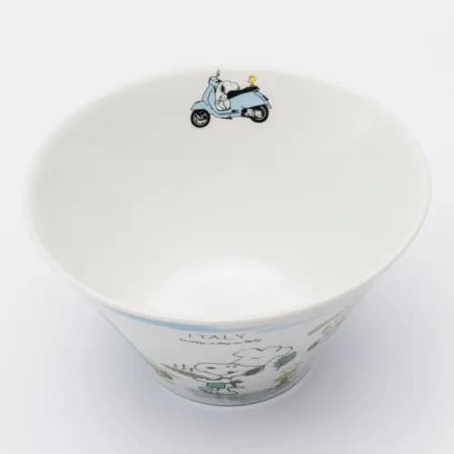 シミズ陶業(Shimizutougyou) Snoopy World Travel Italy Multi Bowl 16cm | Microwave & Dishwasher Safe thumbnail 2