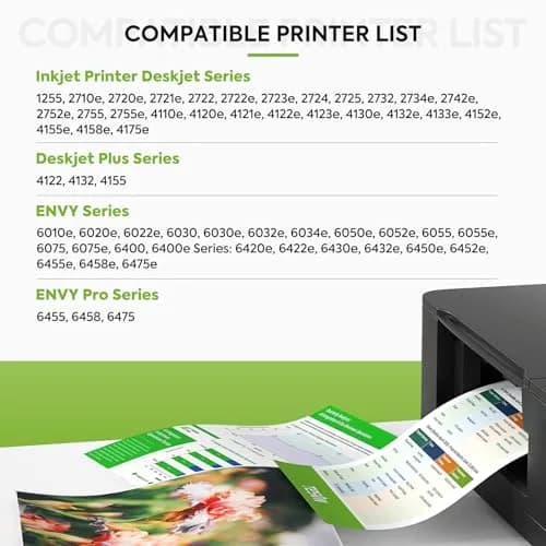 TESEN 67XL Ink Cartridge Replacement for HP Ink 67 2855e Printer Ink | High Page Yield, Compatible with HP DeskJet & Envy Printers thumbnail 2