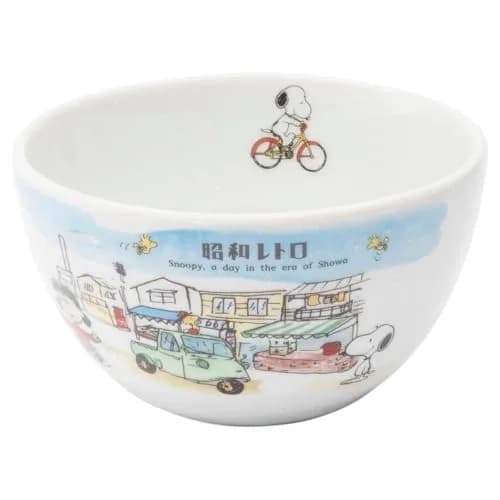 シミズ陶業(Shimizutougyou) Peanuts Snoopy 888816 Small Salad Bowl 13cm | Japan Porcelain Microwave & Dishwasher Safe thumbnail 1