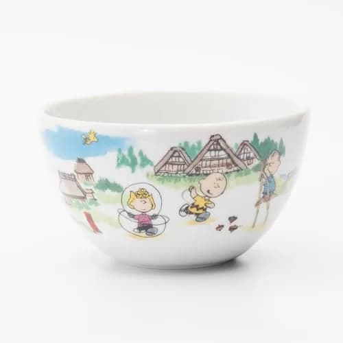 シミズ陶業(Shimizutougyou) Peanuts Snoopy 888816 Small Salad Bowl 13cm | Japan Porcelain Microwave & Dishwasher Safe thumbnail 4