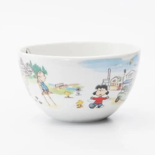 シミズ陶業(Shimizutougyou) Peanuts Snoopy 888816 Small Salad Bowl 13cm | Japan Porcelain Microwave & Dishwasher Safe thumbnail 3