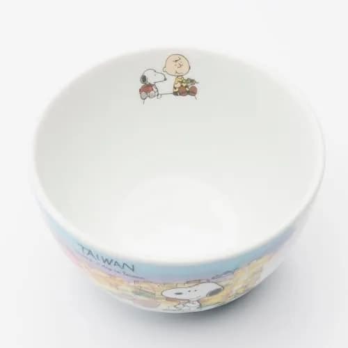 シミズ陶業(Shimizutougyou) Snoopy World Travel Taiwan Small Bowl | Microwave & Dishwasher Safe, Made in Japan thumbnail 5