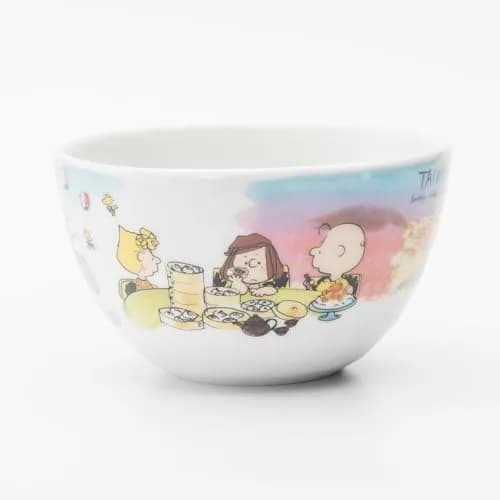 シミズ陶業(Shimizutougyou) Snoopy World Travel Taiwan Small Bowl | Microwave & Dishwasher Safe, Made in Japan thumbnail 3