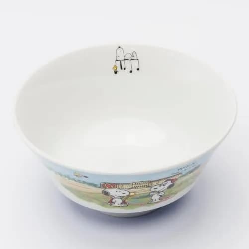 シミズ陶業(Shimizutougyou) Snoopy World Travel Vienna Ramen Bowl 18cm | Microwave & Dishwasher Safe thumbnail 4