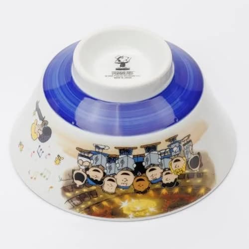 シミズ陶業(Shimizutougyou) Snoopy World Travel Vienna Ramen Bowl 18cm | Microwave & Dishwasher Safe thumbnail 6