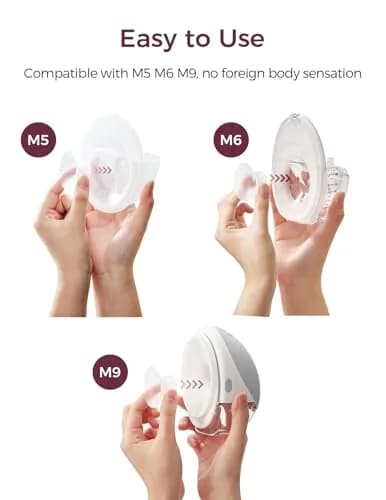 Momcozy M5| M6| M9 Replacement Accessories 19mm | Universal flange inserts for Momcozy breast pumps thumbnail 2