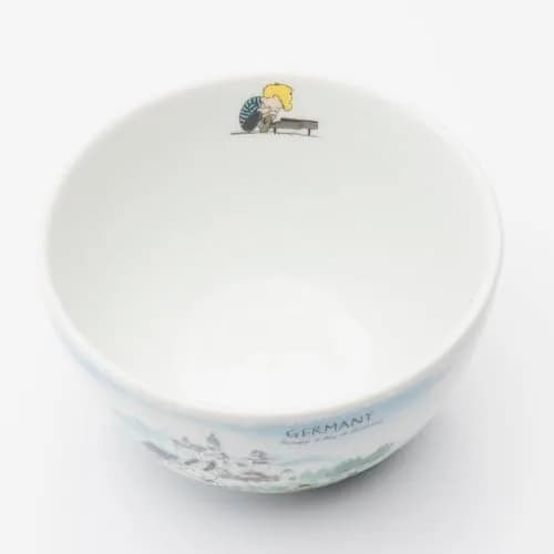 シミズ陶業(Shimizutougyou) Peanuts Snoopy World Travel Small Bowl | Microwave & Dishwasher Safe Japan thumbnail 5