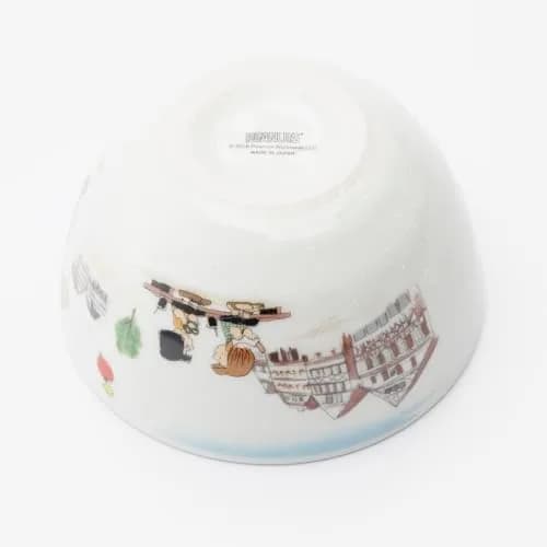 シミズ陶業(Shimizutougyou) Peanuts Snoopy World Travel Small Bowl | Microwave & Dishwasher Safe Japan thumbnail 6