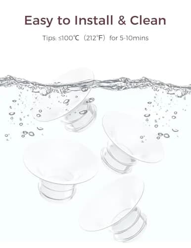 Momcozy M5/M6/M9 Original Replacement Accessories, Food-Grade Silicone & BPA Free Inserts (15/17/19/21mm) thumbnail 6