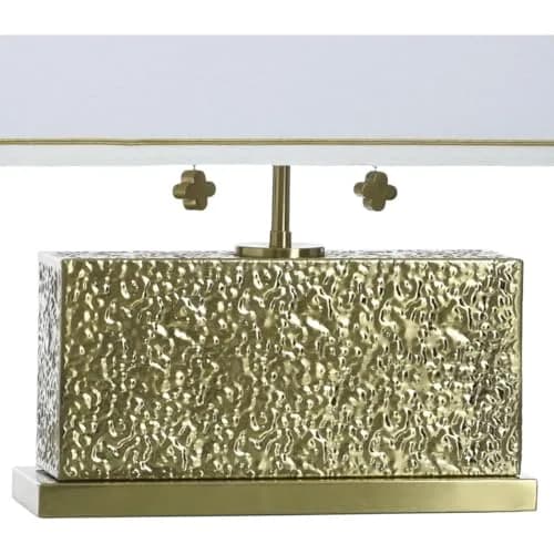 Stylecraft Home Collection TDL212134DS Eleanora - 2 Light Table Lamp-17 Inch Tall and 16 Inch Wide, Finish Color: Hammered Steel | Contemporary Glam thumbnail 3