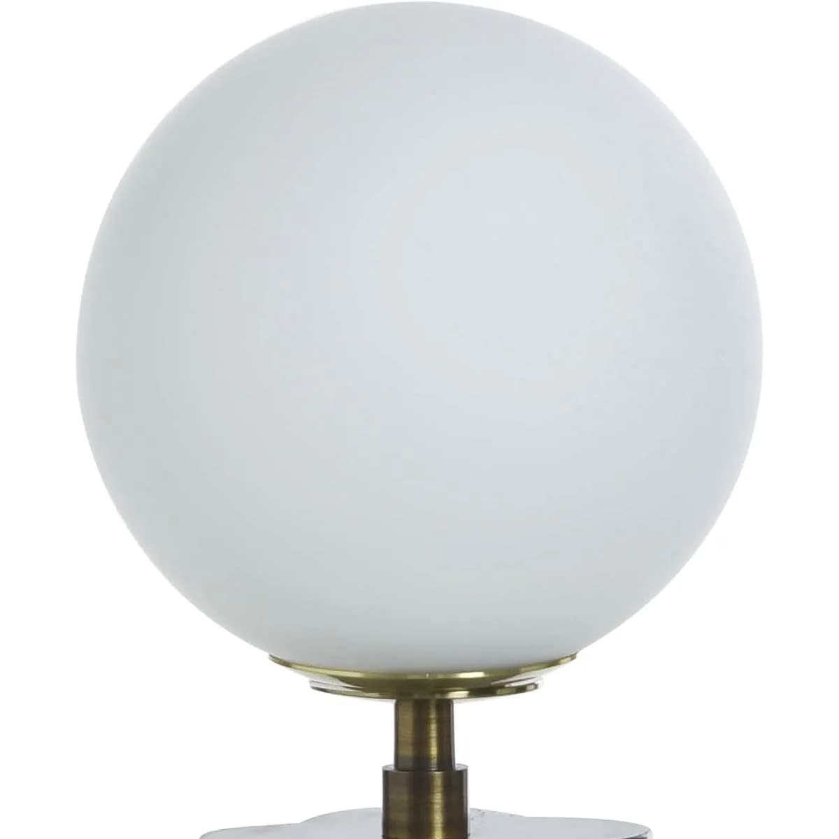 Stylecraft Home Collection TDL212138DS 15W Table Lamp - Black Marble | Modern Orb Shade with Dimmer thumbnail 4