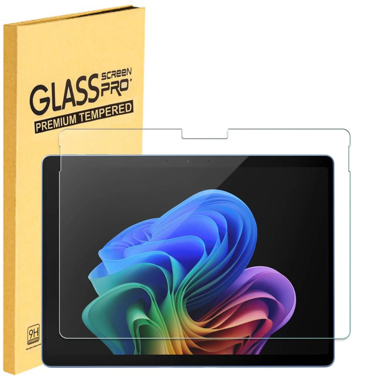 MUBUY-GOL Screen Protector for Surface Pro 12 Inch 2025 | 9H Hardness Tempered Glass, Bubble Free, Scratch Resistant