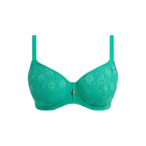 Freya Swim Nomad Nights Underwire Sweetheart Bikini Top 38DD | Supportive, Fully Adjustable Straps, Vibrant Marine Shade thumbnail 5