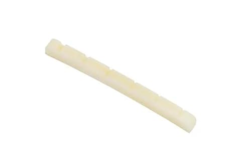 Fender Pre-Slotted Genuine Bone Nut for Electric Guitar, 9.5" Radius | High-Quality U.S. Fender Parts thumbnail 1