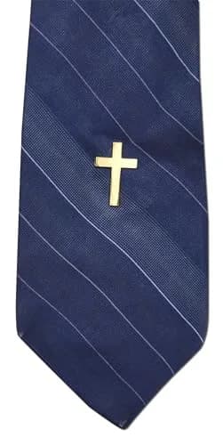 Novel Merk Christian Cross Icon Religious Lapel Pin, Hat Pin & Tie Tack Set with Clutch Back (3-Mixed Christian) thumbnail 5