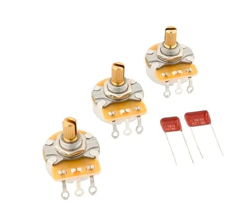 Fender Stratocaster Variable Resistor Kit 3-Pack | Vintage & Modern Tone Control thumbnail 1