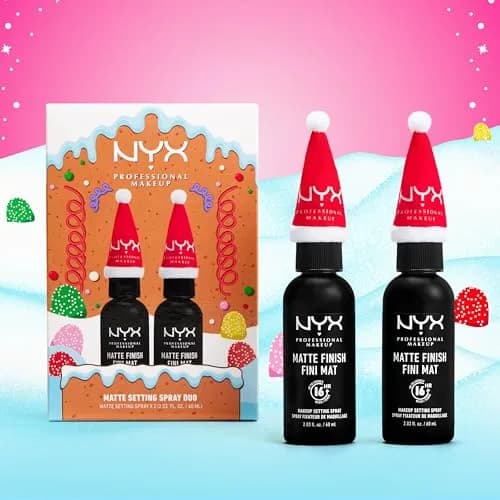 NYX PROFESSIONAL MAKEUP Matte Setting Spray Duo 118ml (2 x 2.03 Fl Oz) | Long-Lasting Mist for Up to 16HR Wear thumbnail 3
