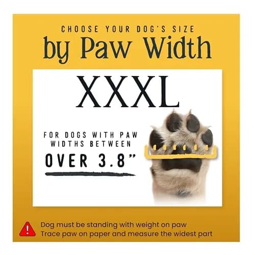 DOK TigerToes XXXL Non-Slip Dog Socks (9.4" Length / 23.8cm) | Extra-Thick Grip for Hardwood Floors & Hot Pavement thumbnail 5