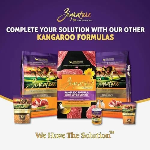 Zignature Select Cuts Kangaroo Formula 25lb Bag | High-Protein, Limited Ingredient Dog Food thumbnail 7