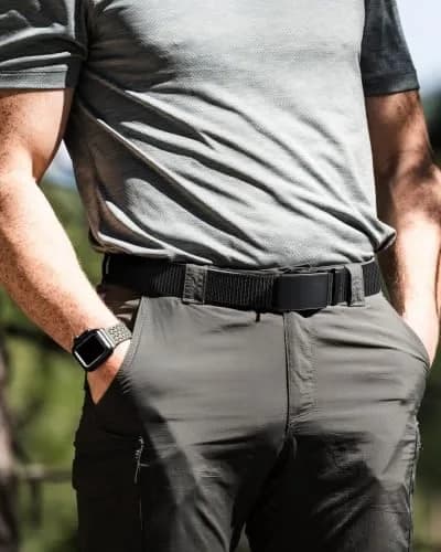 CHAOREN 1.5" Nylon Ratchet Belt Men - Casual Work Belt for Jeans | Strong, Stylish & Adjustable thumbnail 2