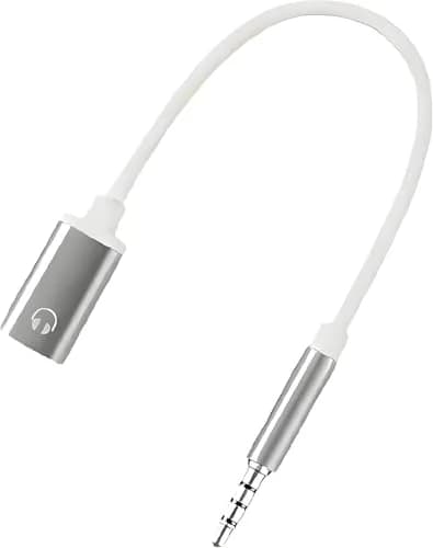Tiosen 3.5mm Male to Type-C Female Audio Adapter Cable | White, Compatible with Smartphones, MP3 Players, Laptops, Tablets thumbnail 1