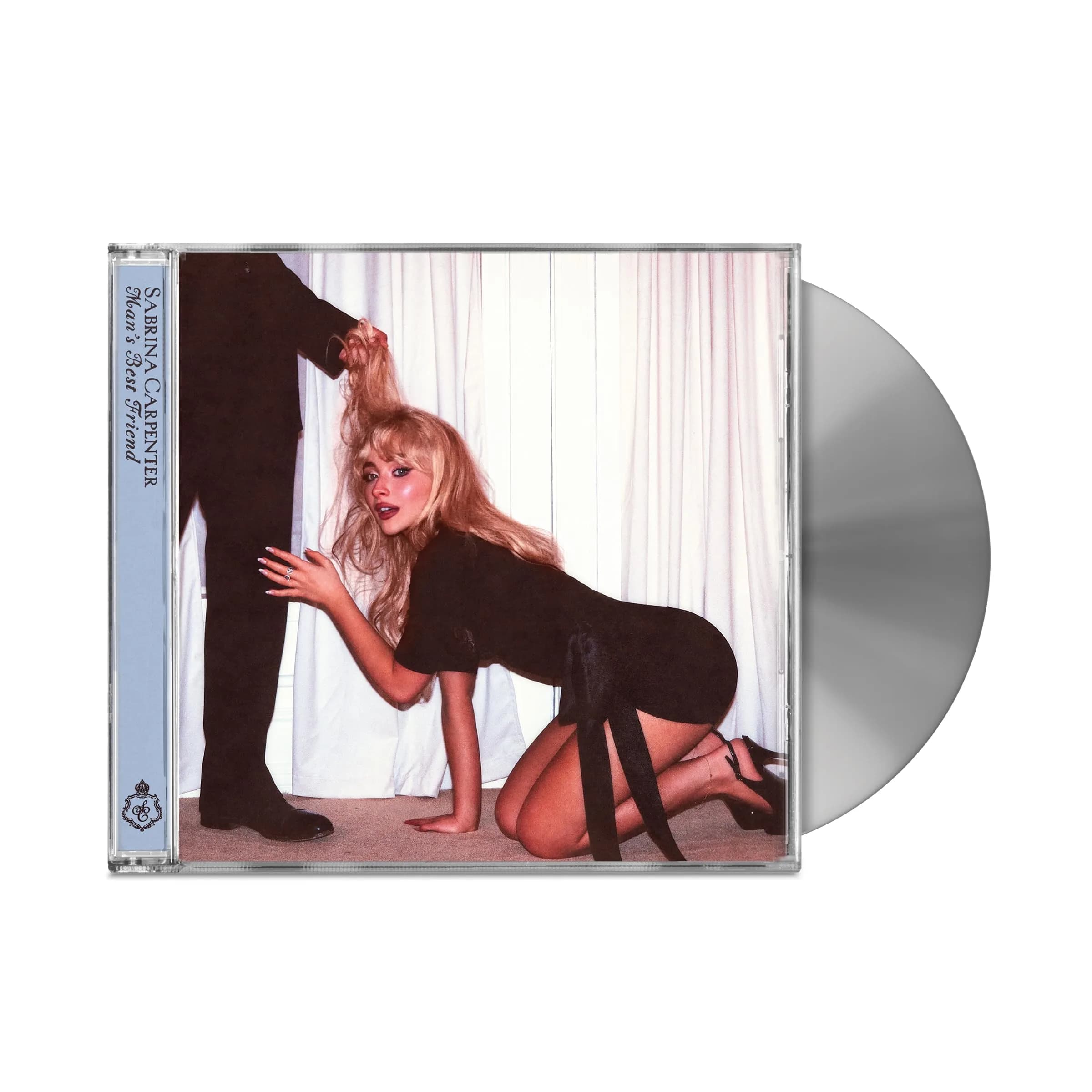 Sabrina Carpenter Man's Best Friend CD | 12 Tracks, Pop Music — black
