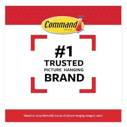 Command Heavyweight Picture Hanging Strips XL 20 lb 40 Strips | Damage-Free Hanging for Home Decor thumbnail 9