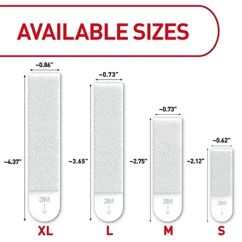 Command Heavyweight Picture Hanging Strips XL 20 lb 40 Strips | Damage-Free Hanging for Home Decor thumbnail 3